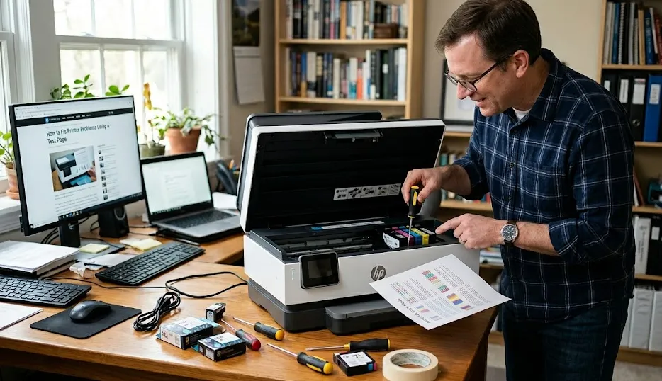 How to Fix Printer Problems Using a Test Page