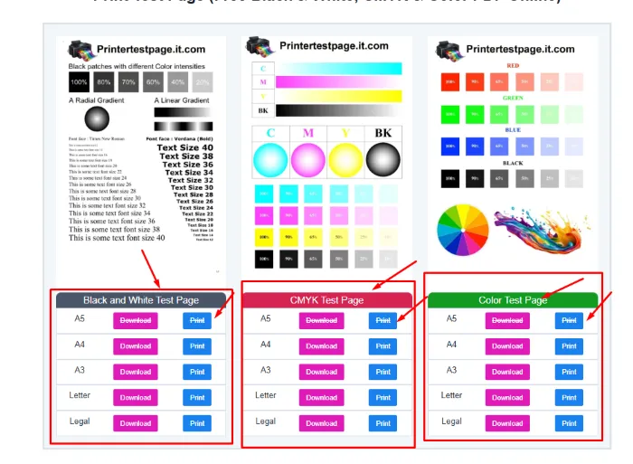 How to Print a Test Page Using Our Service